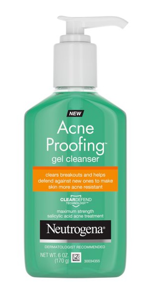 Neutrogena Acne Proofing Gel Facial Cleanser with Salicylic Acid