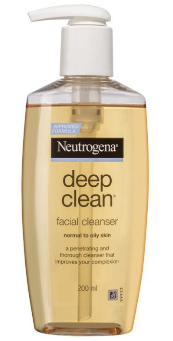 Neutrogena Deep Clean Facial Cleanser Normal To Oily Skin