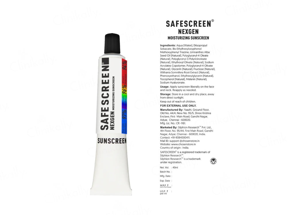Nexgen chosen Moisturizing Sunscreen