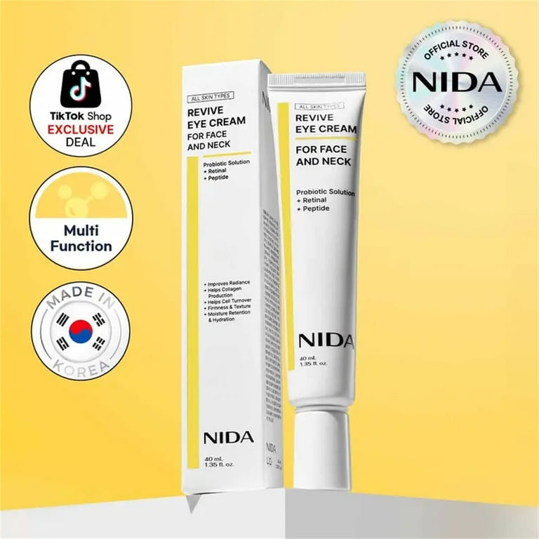 Nida Revive Eye Cream For Face And Neck