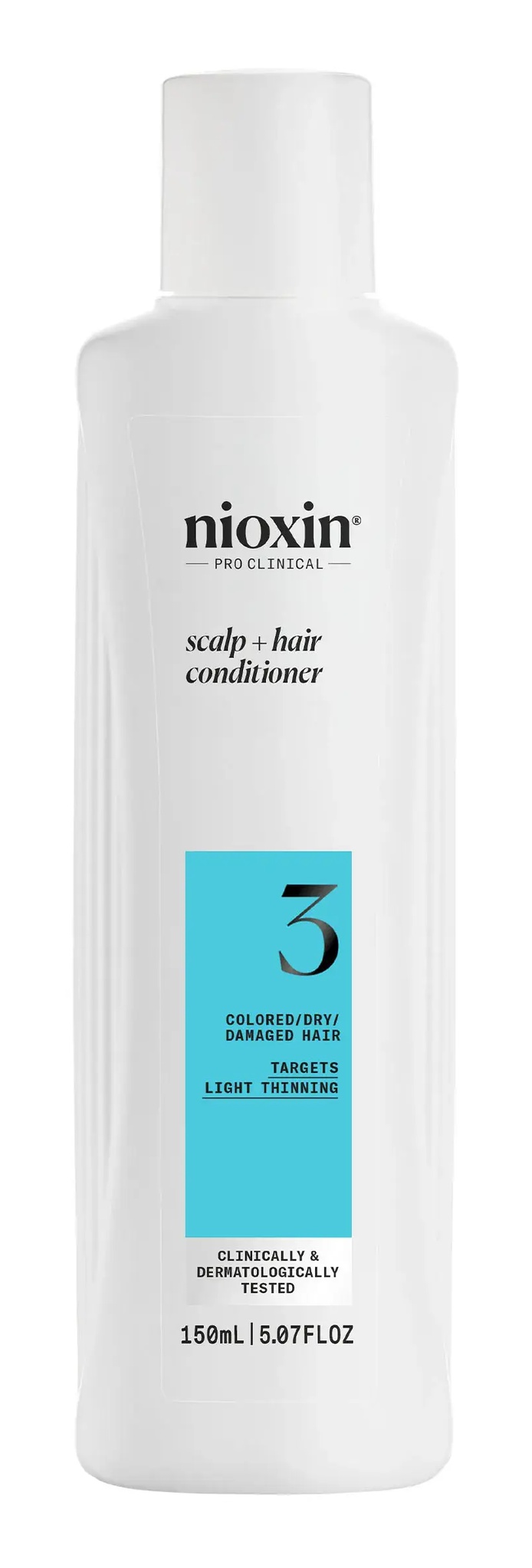 Nioxin Scalp And Hair Thickening System 3 Conditioner For Coloured Dry And Damaged Hair With Light Thinning