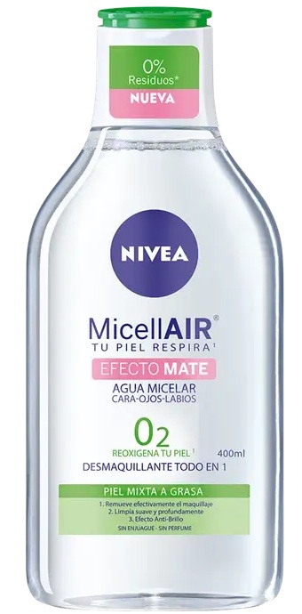 Nivea Agua Micelar Efecto Mate Piel Grasa/mixta