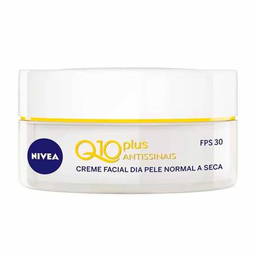 Nivea Creme Facial Antissinais Dia Nivea Q10 Power Pele Normal A Seca Fps30
