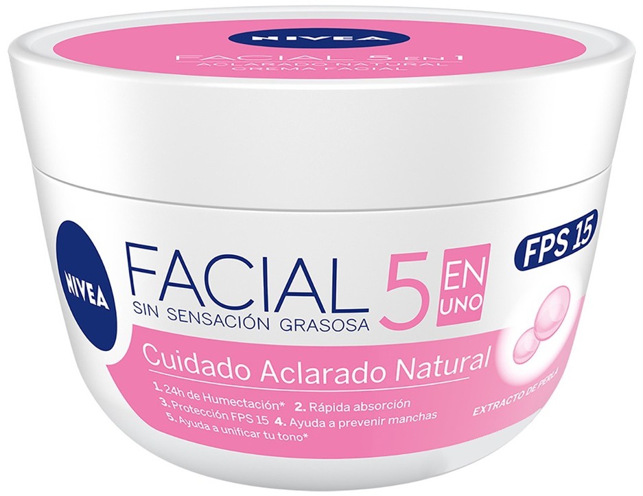 Nivea Facial 5 En Uno Cuidado Aclarado Natural