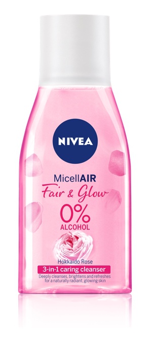 Nivea Fair & Glow Hokkaido Rose Micellair