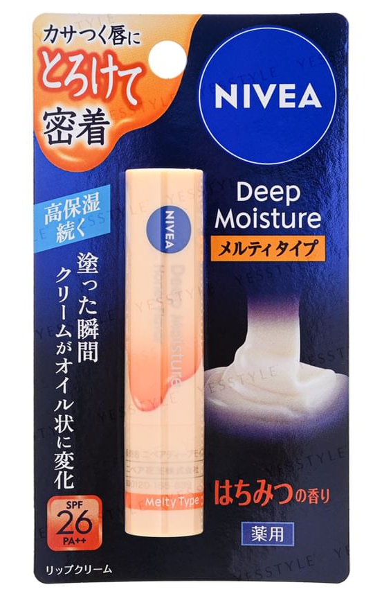 Nivea Japan Deep Moisture Melty Type Lip Balm SPF 26 Pa++