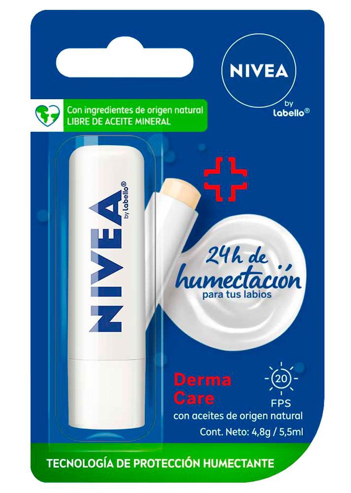 Nivea Protector Labial Derma Care FPS20