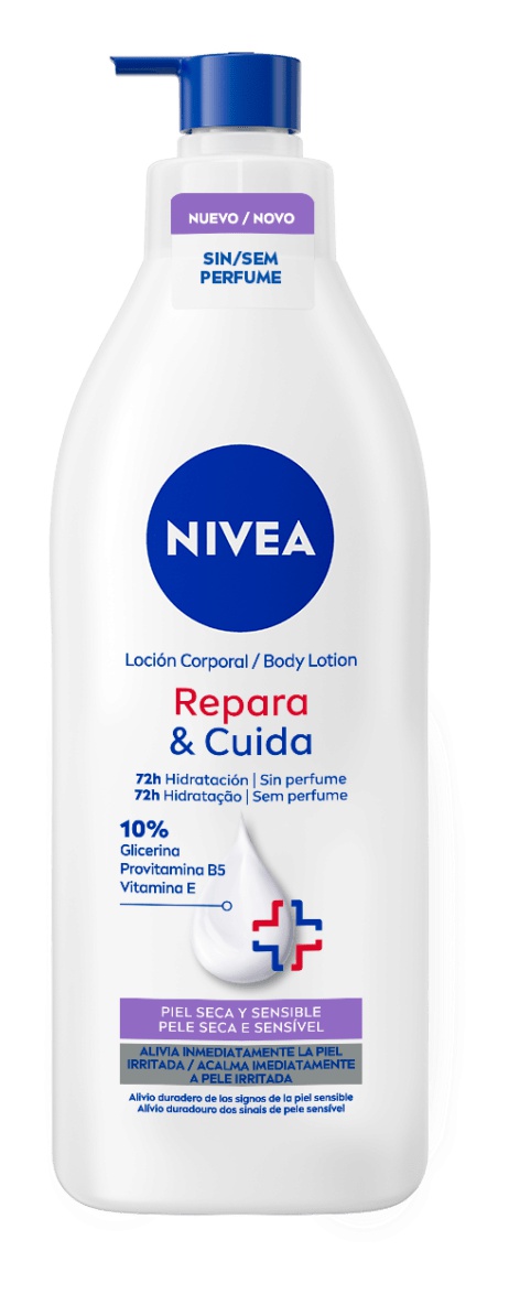Nivea Repara & Cuida Loción Corporal Sin Perfume