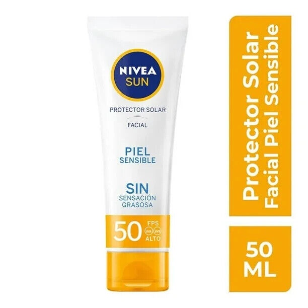 Nivea Sun Protector Solar Facial Piel Sensible