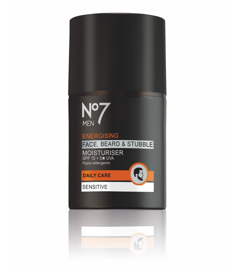 No7 Men Energising Face, Beard & Stubble Moisturiser