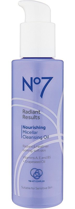 No7 Radiant Results Nourishing Micellar Cleansing Oil