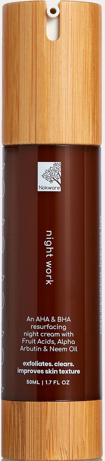 Nokware Night Work, A Nighttime Facial Moisturizer