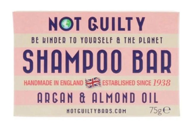 Not Guilty Argan And Almond Oil Shampoo Bar
