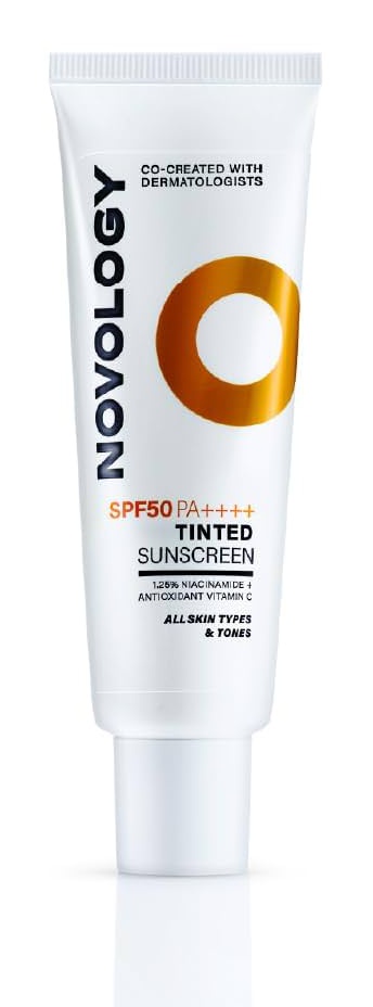 Novology SPF 50 Pa ++++ Tinted Sunscreen