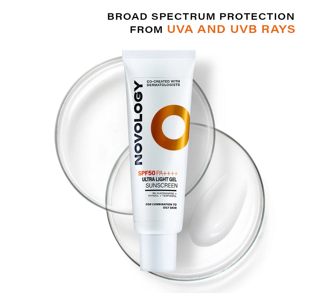 Novology SPF50 Pa++++ Ultra Light Gel Sunscreen