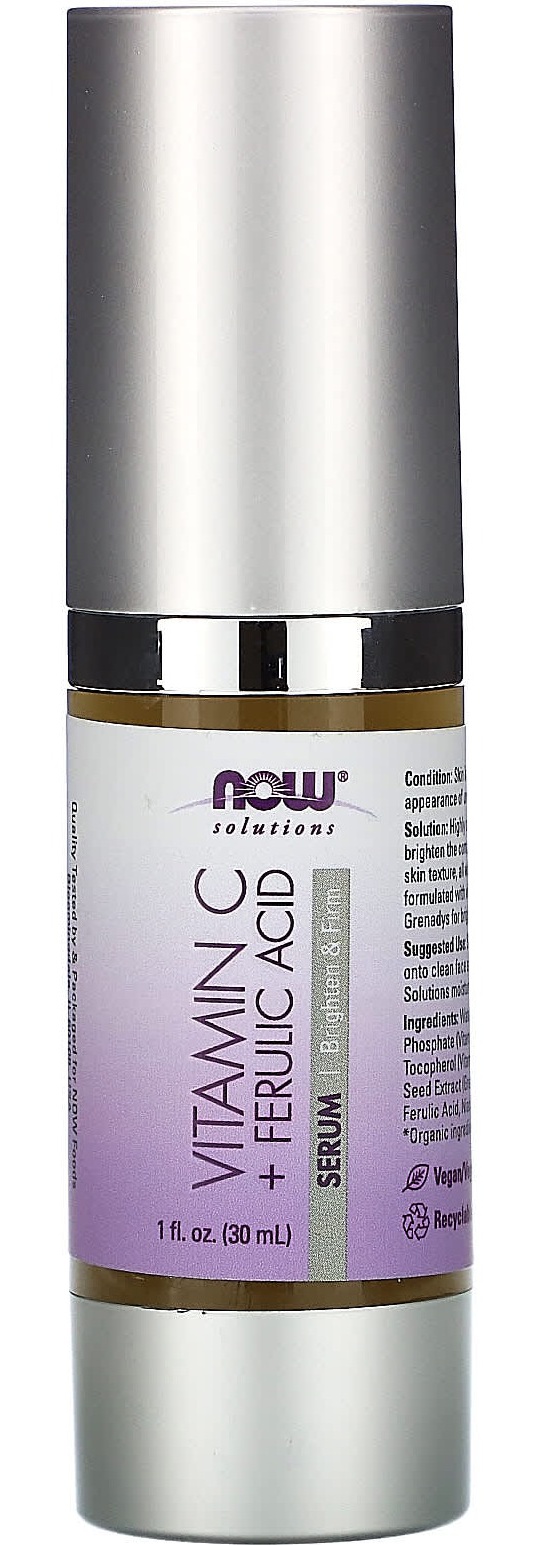 Now Foods Solutions Vitamin C & Ferulic Acid Serum