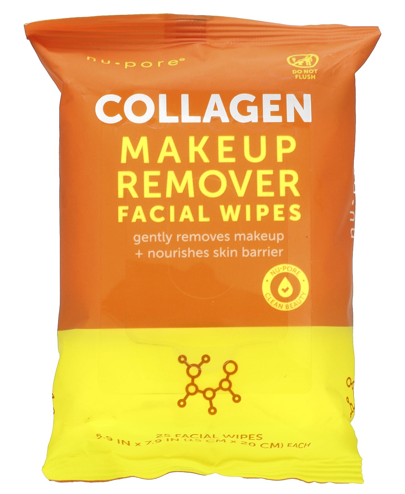 Nu pore Collagen Makeup Remover Facial Wipes