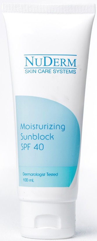NuDerm Moisturizing Sunblock SPF 40