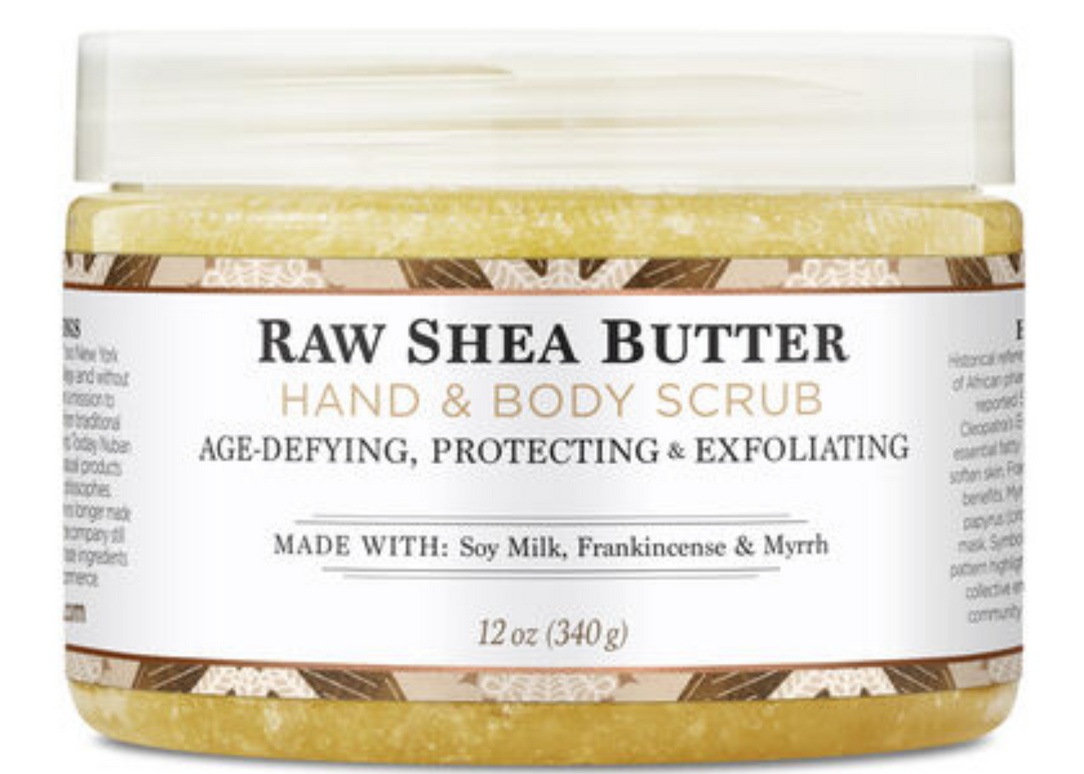 Nubian Heritage Raw Shea Butter, Hand & Body Scrub