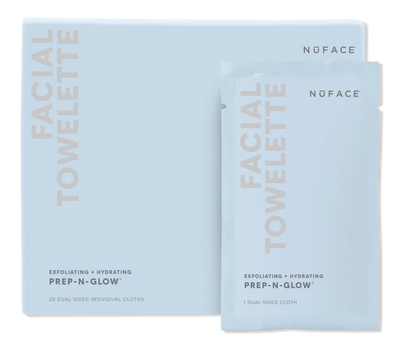 Nuface Prep-n-glow Facial Towelettes