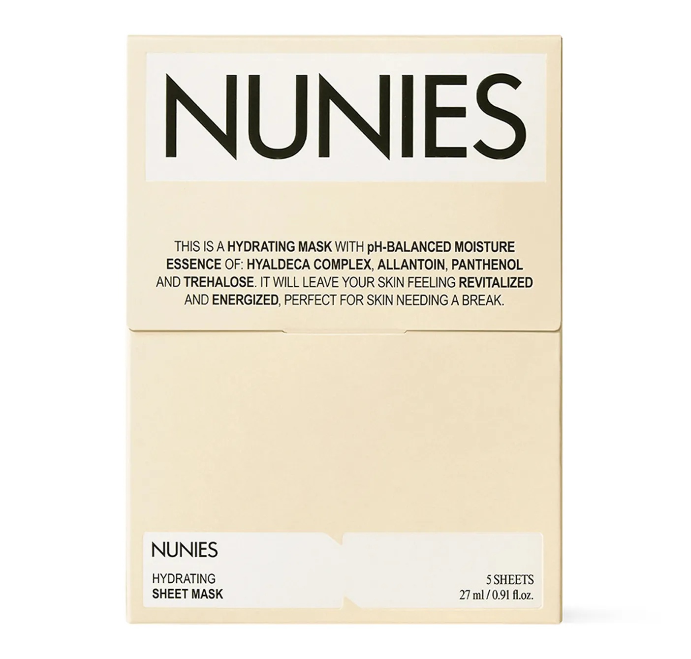 Nunies Hydrating Sheet Mask