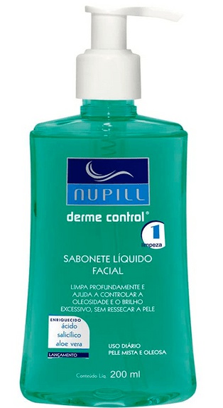 Nupill Derme Control Sabonete Líquido Facial