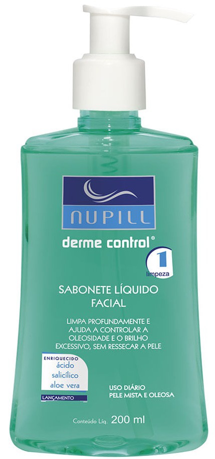 Nupill Sabonete Facial Nupill Derme Control