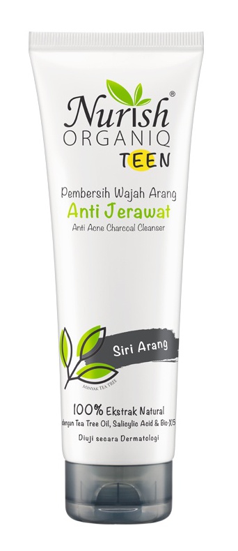 Nurish Organiq Teen Charcoal Clay Cleanser