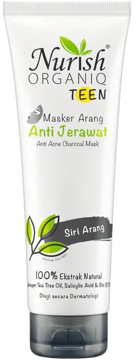 Nurish Organiq Teen Charcoal Clay Mask