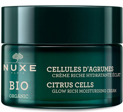 Nuxe Bio Crème Riche Hydratante Éclat Cellules D'agrumes