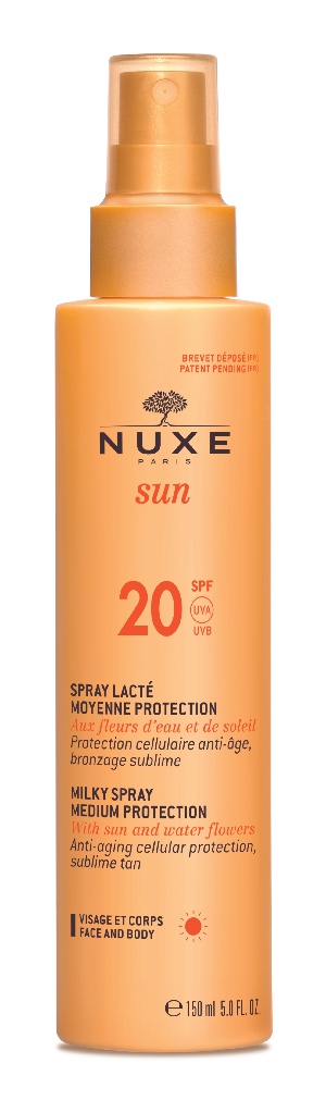 Nuxe Sun Milky Spray For Face And Body - Medium Protection SPF20