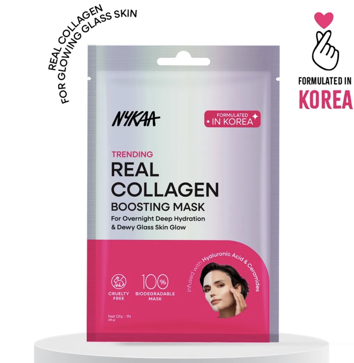 Nykaa naturals Real Collagen Boosting Mask