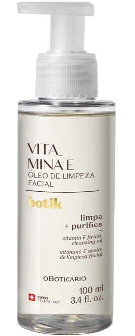 O Boticário Óleo De Limpeza Facial Vitamina E Botik