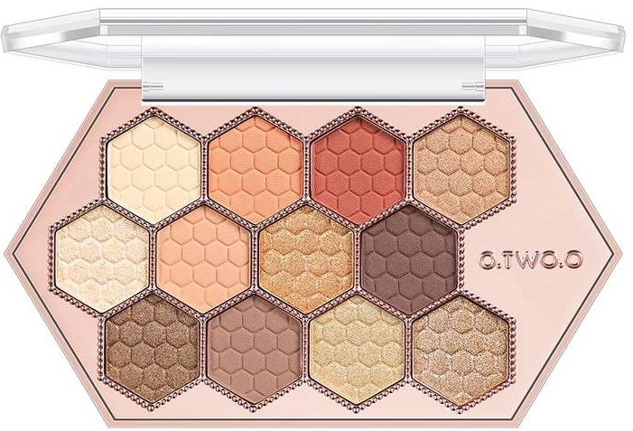 O.TWO.O Honeycomb Hexagonal Star Diamond Eyeshadow Palette