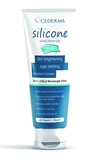 OCEDERMA ™ Silicone Sunscreen Gel Water Resistant And Non- Greasy Sunscrren Gel Spf 50 Pa+++