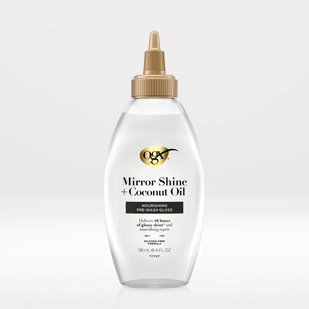 OGX Mirror Shine + Coconut Oil Nourishing Pre-Wash Gloss