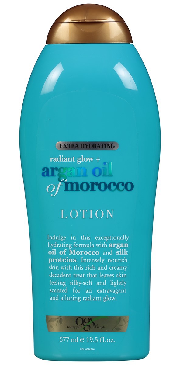 OGX Radiant Glow Argan Oil Of Morocco Extra Hydrating Body Lotion