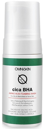 OMNISKIN Cica BHA Amino Acid Foaming Wash