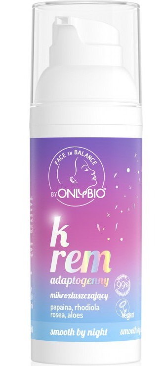 ONLYBIO Face In Balance Adaptogenic Micro-Exfoliating Face Cream