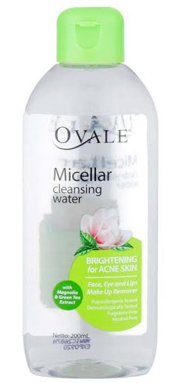 OVALE Micellar Cleansing Water Brightening For Acne Skin (Discontinued)