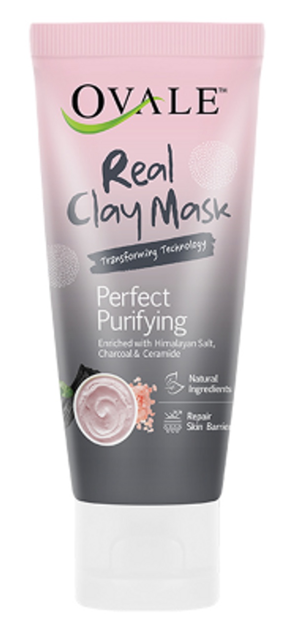 OVALE Real Clay Mask Charcoal