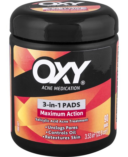 OXY Maximum Action 3 In 1 Acne Treatment Pads