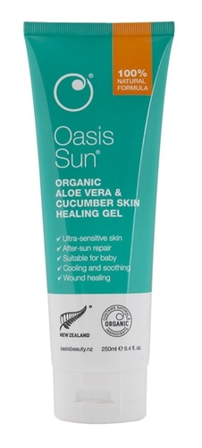 Oasis Beauty Aloe Vera & Cucumber Skin Healing Gel
