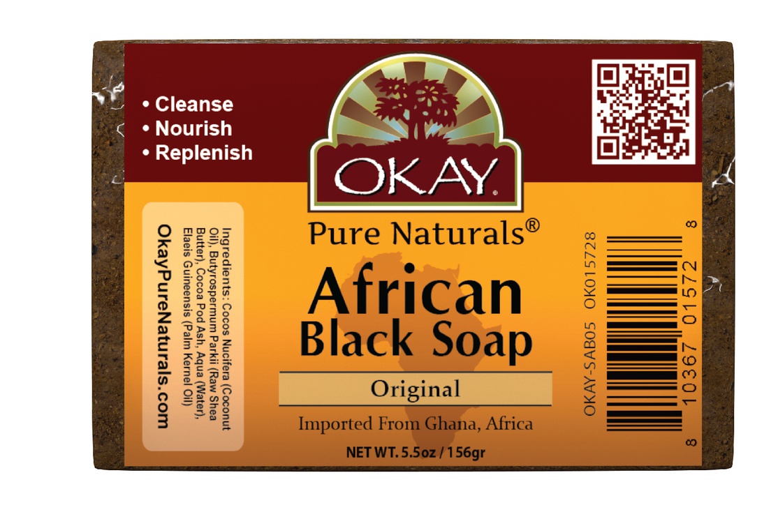 Okay Pure Naturals African Black Soap, Original