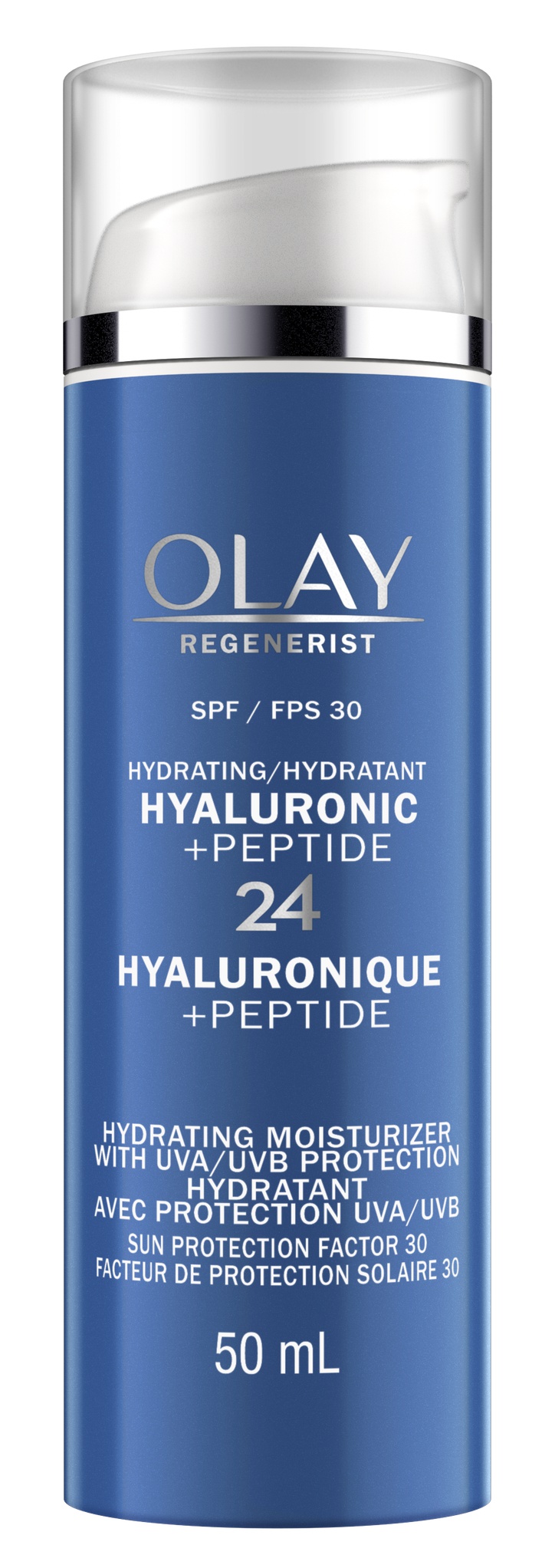Olay Hyaluronic + Peptide 24 Face Moisturizer SPF 30