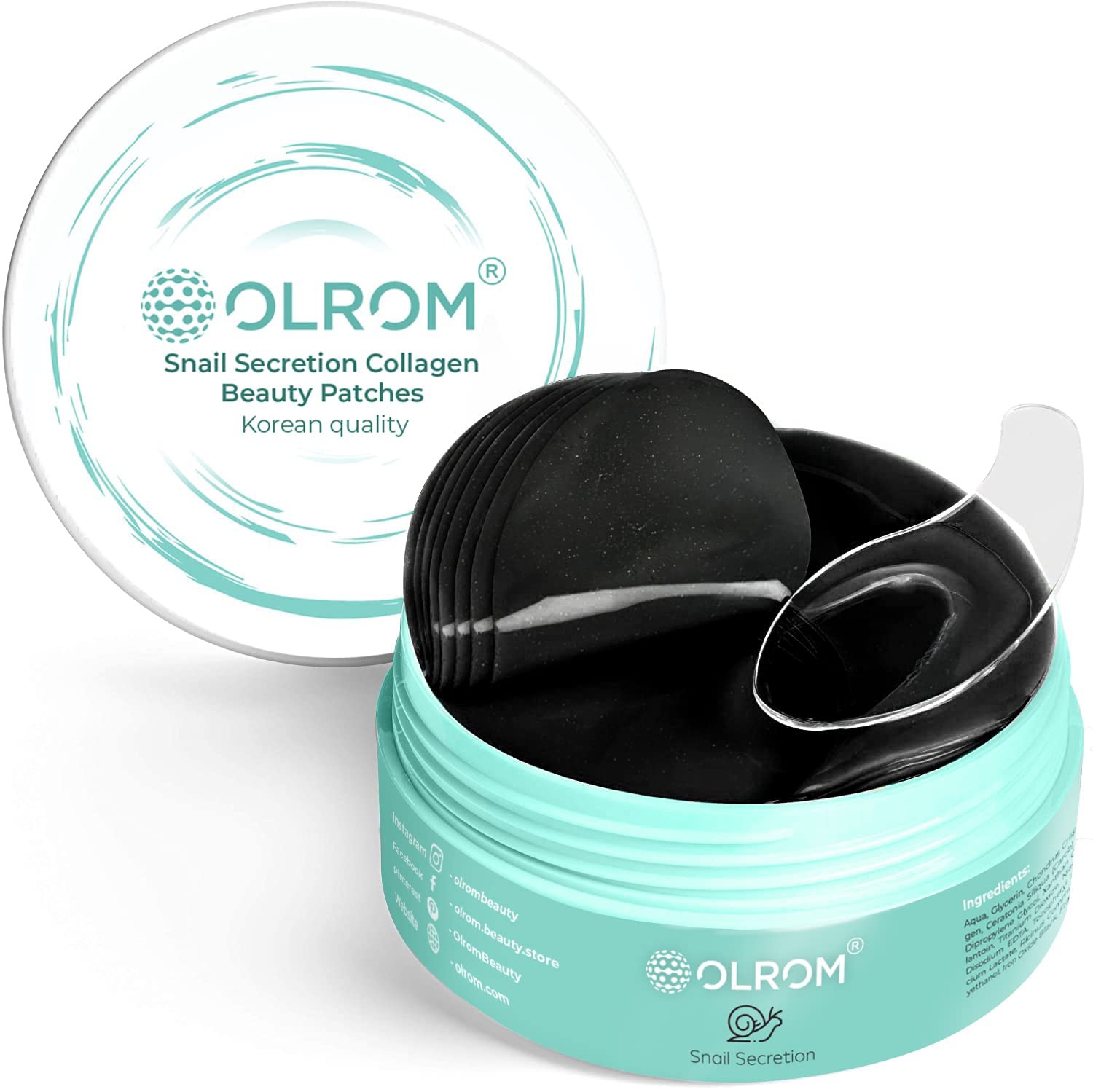 Olrom Snail Secretion Under Eye Gel Pads