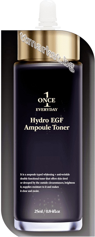 Once Everyday Hydro Egf Ampoule Toner