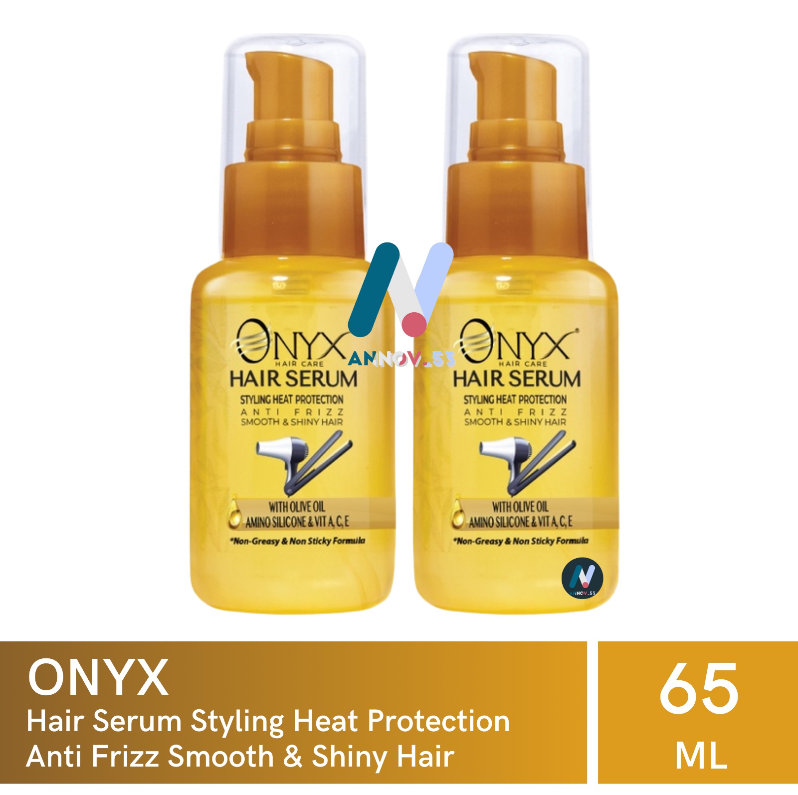 Onyx Hair Care Hair Serum Styling Heat Protection