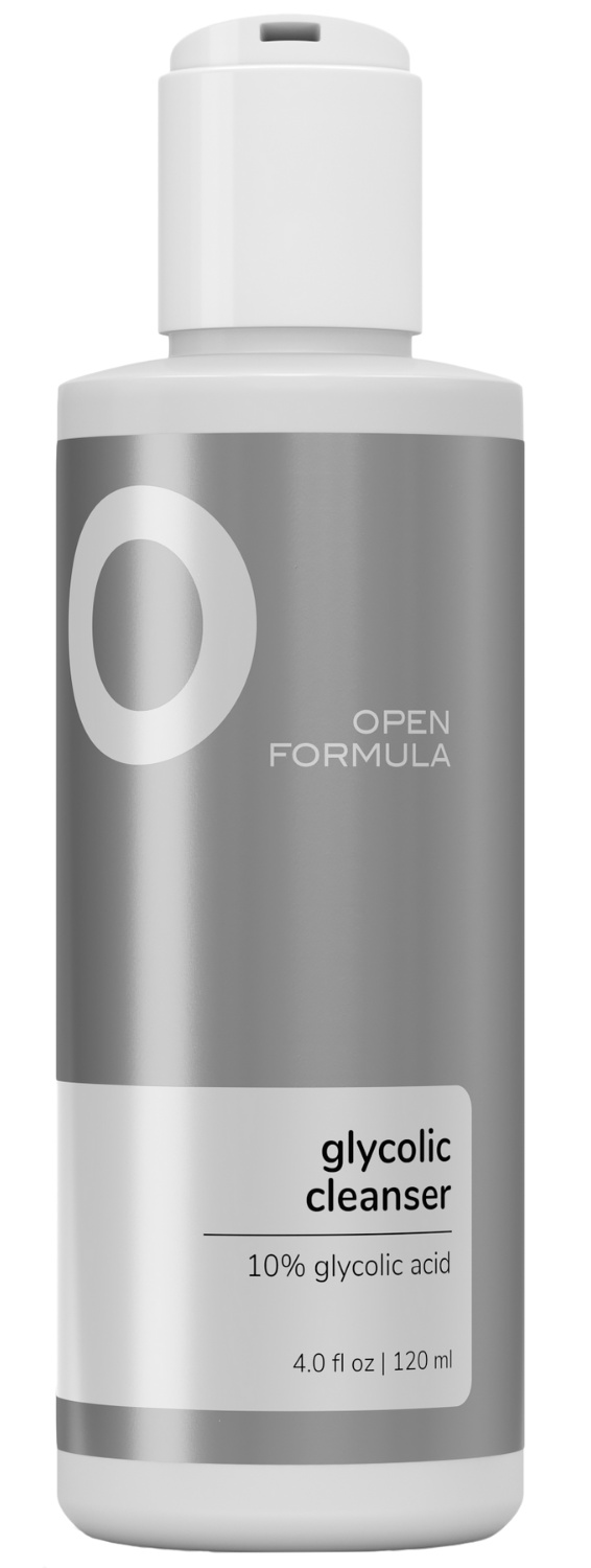 Open Formula Glycolic Cleanser (10% glycolic acid)