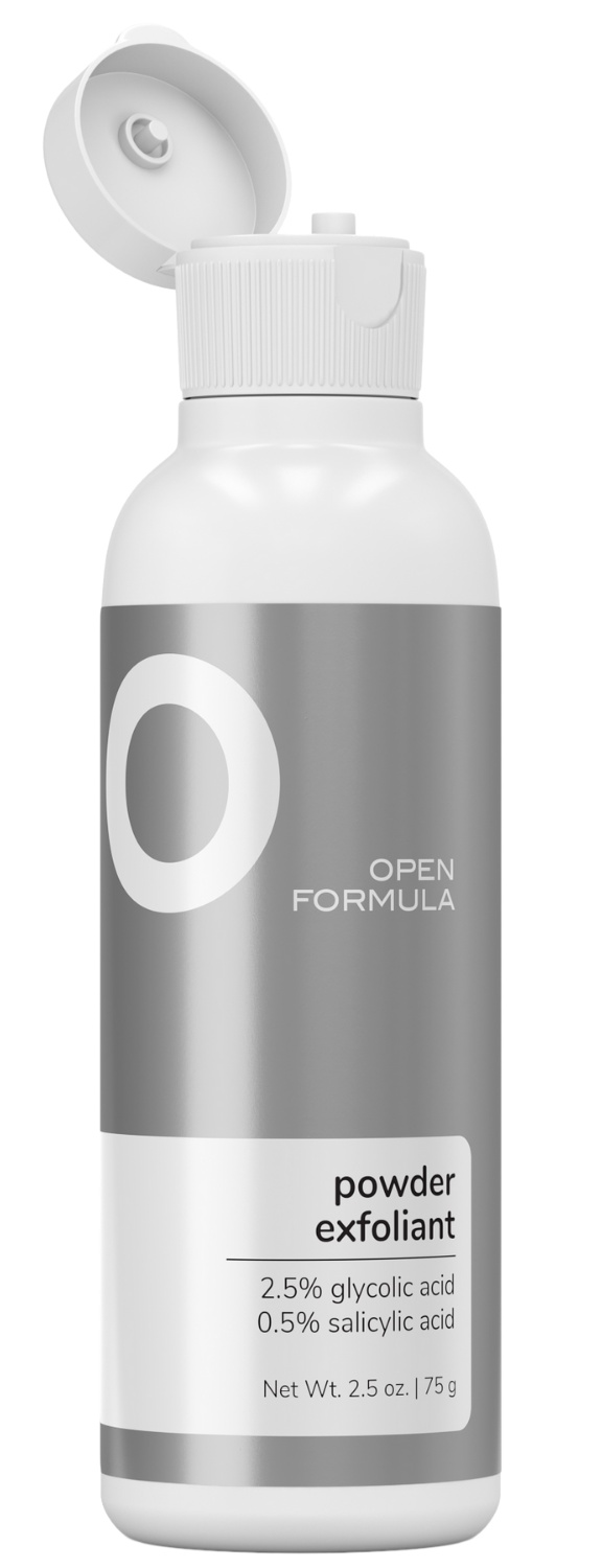 Open Formula Powder Exfoliant (2.5% glycolic + 0.5% salicylic)